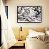 >SALE<Full Embroidery Eco-cotton Thread 11CT Printed Tiger Cross Stitch Kit 65x45cm