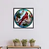 Cardinal Glass Painting-Paint by Numbers Acrylic Painting 40*40CM