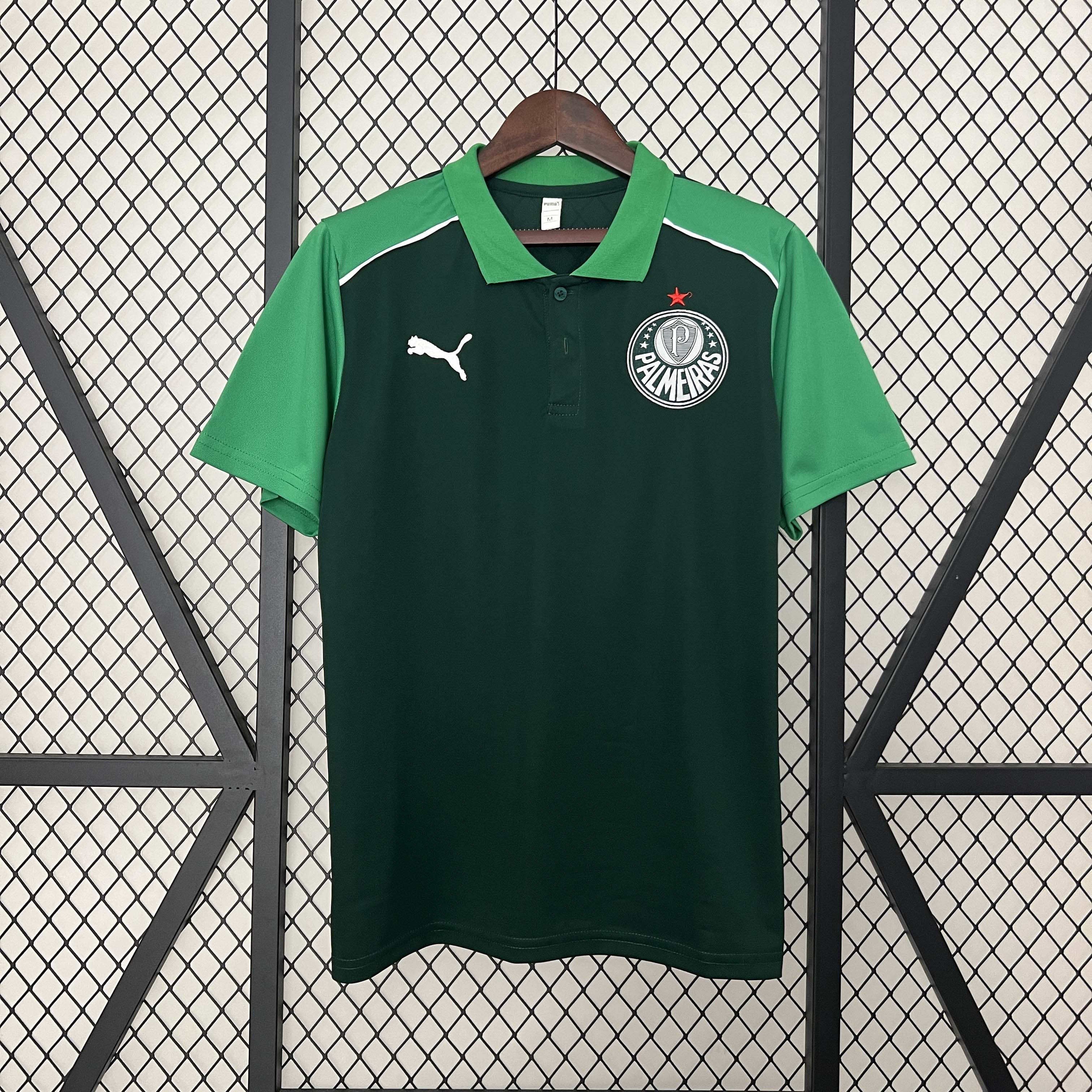 2024-2025 Polo Palmeiras green Football Shirt 1:1 Thai Quality