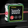 Magnetic Angle Finder Protractor Inclinometer Gauge LCD Backlight Measure Tool