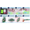 3pcs Girls DIY Diamond Hair Clip Butterfly Hollow Hairpin Elegant Barrettes Kit