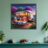 (US Local)Paint By Numbers Kit On Canvas DIY Oil Art Vacation Picture Home Decor40x40cm