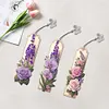(US Local)3Pcs Special Shape Flowers Diamond Painting Bookmark Making Kit for Book Lovers