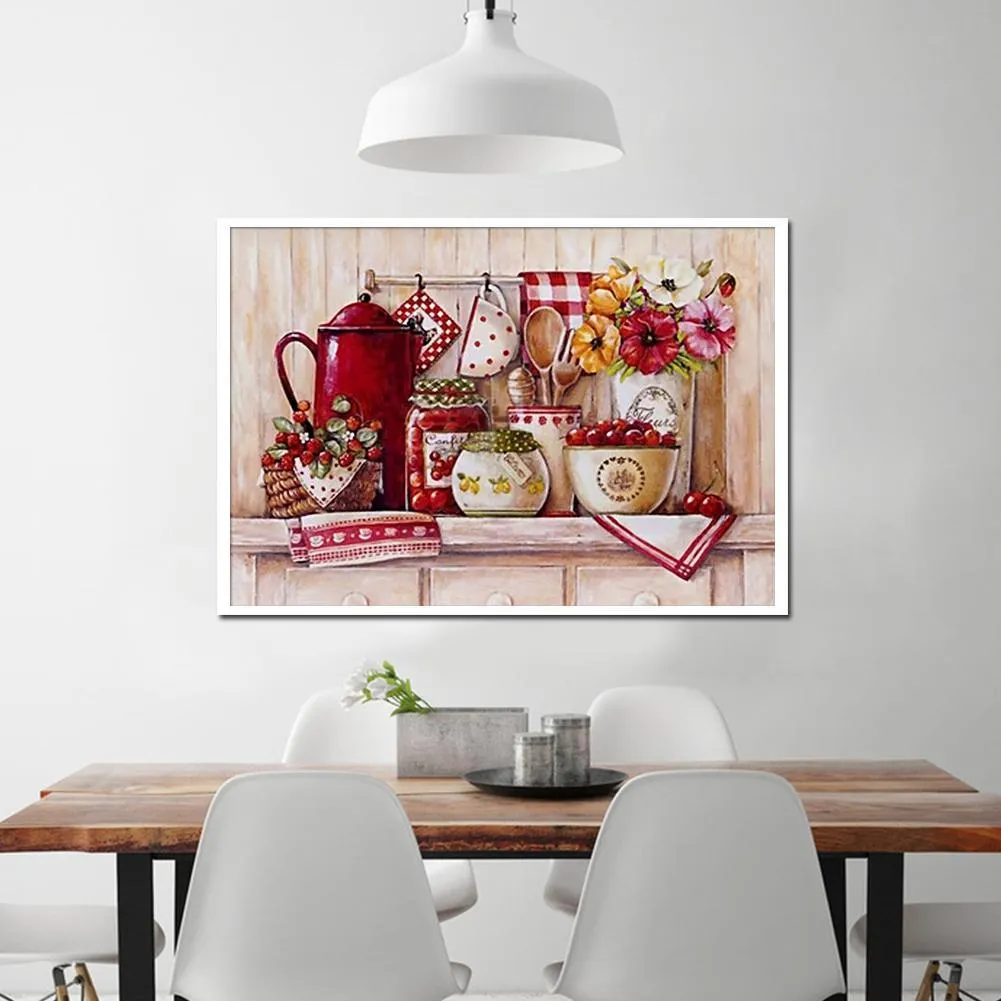 Diamond Painting - Full Round Drill - Kitchen(40*30cm)