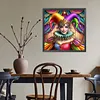 Diamond Painting-5D Full Round Drill Clown(40*40 CM)