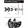 MTB Road Bicycle Hub Bearing Removal Tool Bike Hub Tower Base Removal Tool