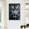 (US Local)White Tiger - Round AB Drills Diamond Painting(45x65cm)