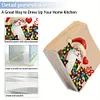 >SALE<Acrylic Double Sided Christmas 5D DIY Diamond Art Paper Towel Storage Rack Decor