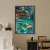 Diamond Painting-DIY Full Round Drill Beach House(40*60CM)
