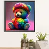 Colourful Bear - Round AB Drills Diamond Painting(45*45cm)