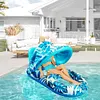 Beach Folding Hammocks PVC Floating Lounger Air Mattress for Swimming Pool Party