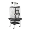 [US Local Warehouse] 60 Inch Large Bird Cage with Play Top and Rolling Stand Metal Parakeet Cage