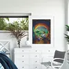 Full Cross Stitch Kits Boy Sitting by Window 14CT Counted Embroidery DIY