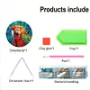(US Local)DIY Parrot 5D Diamond Hanging Clock Art Craft for Living Room Decoration