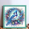 Garland Blue Tit-11CT Stamped Cross Stitch 40*40cm/15.75*15.75in