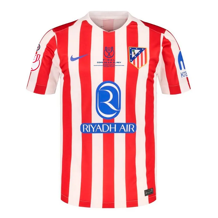 【S~4XL】Atl&eacute;tico Madrid 2026 Copa del Rey Final Home Kit