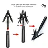 2 in 1 Garden Aerator Garden Soil Scarifier Rotary Tiller Rotary Cultivator Tool