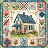 (Stamped/Counted) Landscape-11CT Cross Stitch 50*50cm/19.69*19.69in