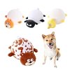 Zoo Ball | 2-in-1 Plush and Squeaky Tennis Ball for Dog | No Stuffing Tough Interactive Fetch Dog Toys for Small Medium Large Dogs
