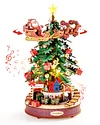 Christmas Travels Music Box DIY Handmade Music Box Assembly Building Blocks