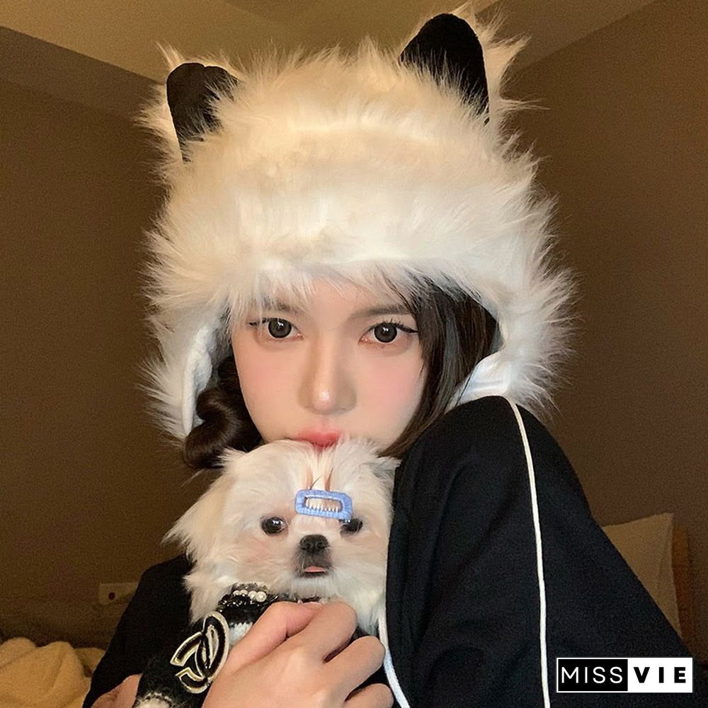 Kawaii Kitty Ears Plush Hat