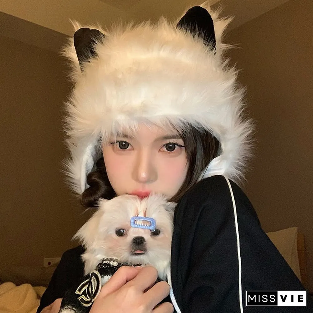 Kawaii Kitty Ears Plush Hat
