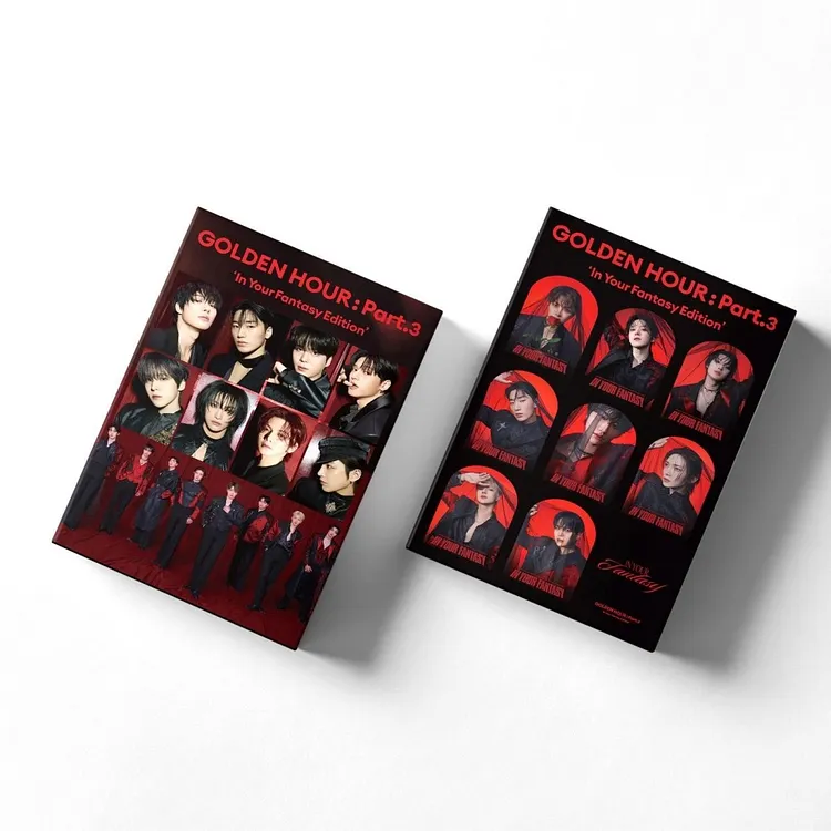 新品未開封 ateez in your fantasy limited 5枚 2025 ATEEZ In Your Fantasy World Tour 55 Sheets Golden Hour: Part