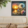 Diamond Painting-DIY Full Round Drill Rose Dandelion (40*40CM)