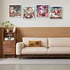 (US Local)4Pack Xmas-Special Shaped Diamond Painting Kit(30x30cm)