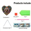 (US Local)(Upgrade Size)DIY Double Sided Effect Diamond Painting Hanging Pendant Kit (Indian)