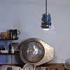 ZORING PARK Home Design Shop Cast Aluminum Small Warhead Chandelier Industrial Style Retro