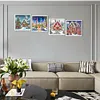 (US Local)4pack Xmas House-Special Shaped Diamond Painting Kit(30x30cm)