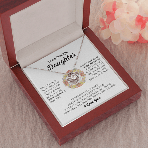 Last Day 49% OFF - A Gift your Daughter will always Remember- Love Knot Pendant
