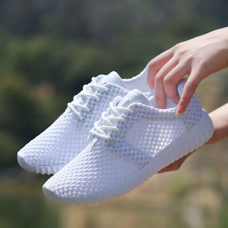 Women Shoes Breathable Mesh Hollow Female Network Soft Lightweight Casual Shoes dames sneakers damesschoenen zapatillas Soft