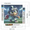 Green Bay Packers Football-Full Round Diamond Painting 30*30CM