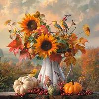 Yellow Bouquet - Diamond Painting
