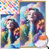 Women - Round AB Drills Diamond Painting(35*65cm)