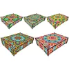 Wood Mandala Diamond Painting Jewelry Storage Box for Necklaces Earrings Rings