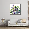 Bird Teacup-14CT Counted Cross Stitch Kit(40x40cm)