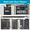 [US Local Warehouse] 6Pcs TB200B Hydraulic Gate Closer 60 to 140 Pounds in Weight Closing Automatic Door Closers 40 to 64 Inches in Width Gate Limit Hydraulic Buffer for Home Yard/Fences/Gardens