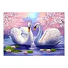 Swans - Partial Round Diamond Painting