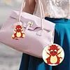 5PCS DIY Diamond Painting Double Sided Colorful Dinosaur Keychain Kit