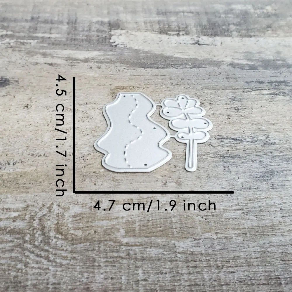 Athvotar Vase Flower Metal Cutting Dies Scrapbooking Mold Knife Stencil Die Cuts Card Making DIY Craft Embossing New Dies For