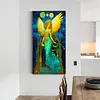 （Big Size)Greek Angel Girl Glass Painting-Paint by Numbers Acrylic Painting 40*70CM