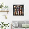 (US Local)Paint By Numbers Kit On Canvas DIY Oil Art Girl Picture Home Wall Decor40x40cm
