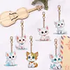 DIY Cute Pet Kitten-6Pcs Diamond Painting Keychain (Double-Sided)
