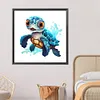 Sea Turtle-Paint by Numbers Acrylic Painting 40*40CM(Watercolor)