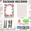 Special Shape Pink Lily Table Top Diamond Painting Frame Kits for Families