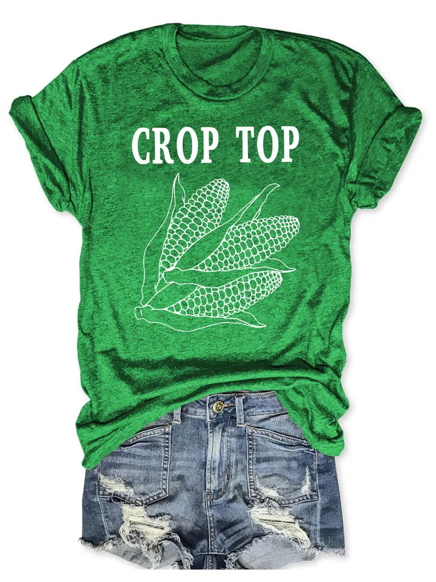 Corn Crop Top T-shirt