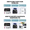 BT 5.4 Transmitter Receiver with RCA 3.5mm AUX & Display Wireless Audio Adapter